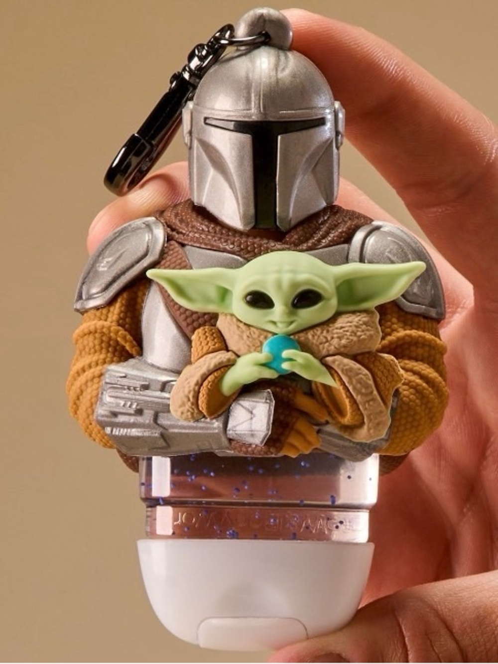 Bath & Body Works Grogu & The Mandalorian hand sanitizer holder - Picture 3 of 5
